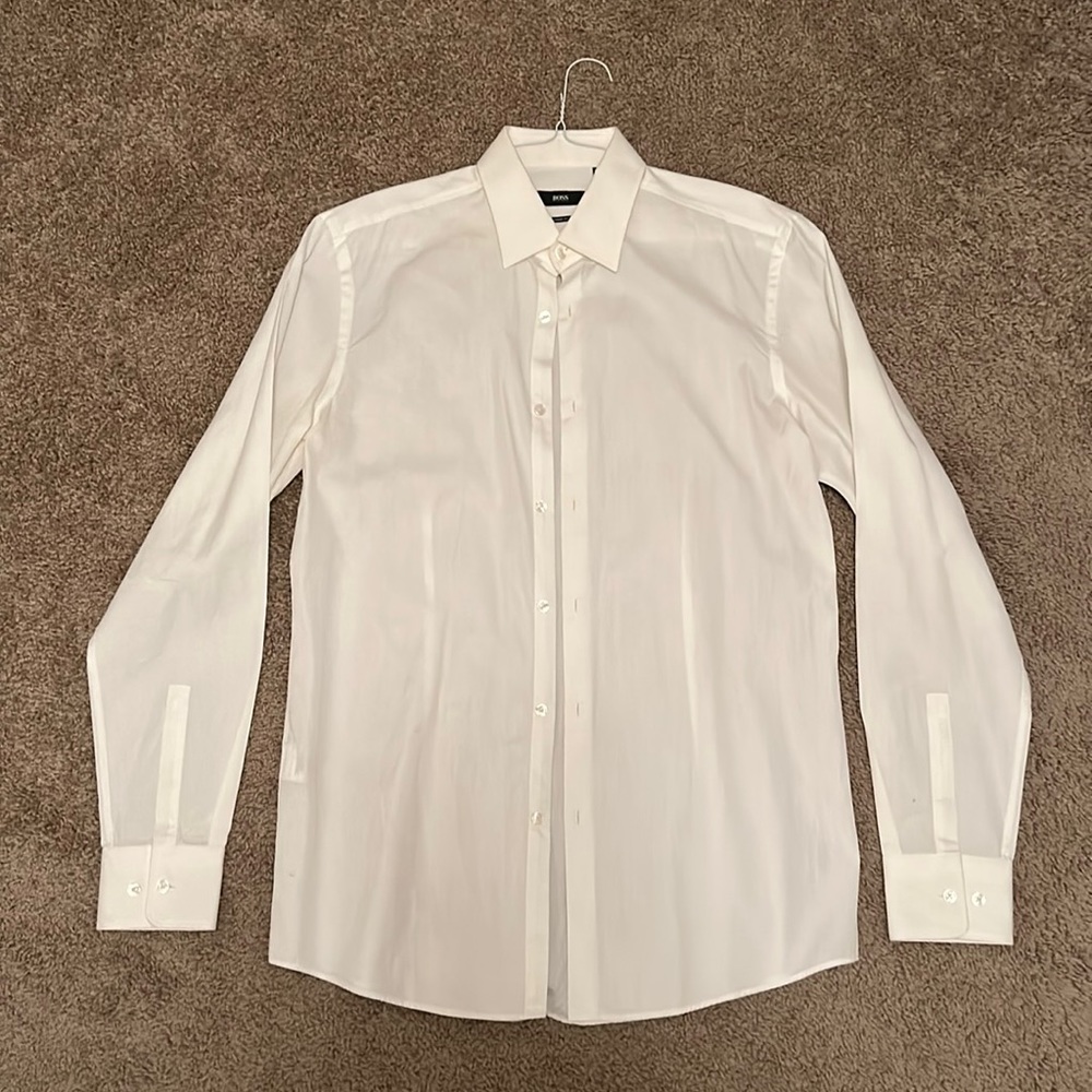 Hugo Boss White Dress Shirt